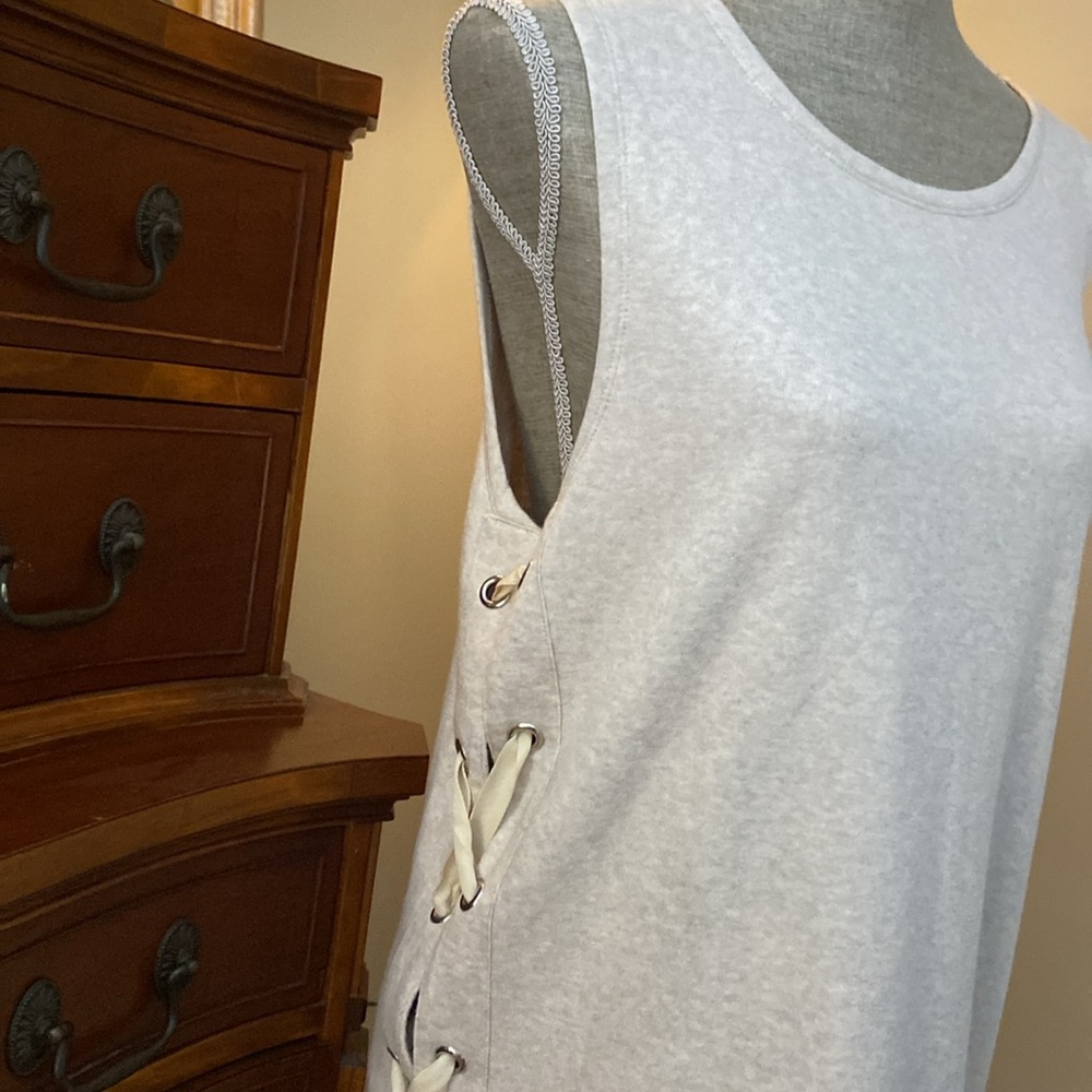 Thomas Wylde lace up sides sleeveless sweater XL - Picture 7 of 13
